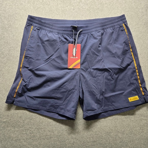 cotopaxi Other - Cotopaxi Veza Adventure Shorts Mens Blue Grey Yellow Active Hiking 7in Inseam XL